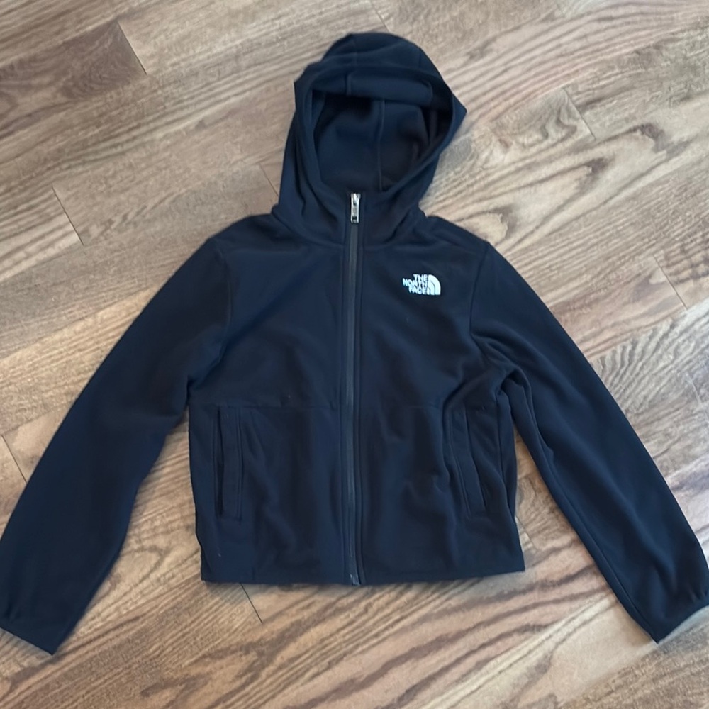 The North Face Kids Black fleece Hoodie